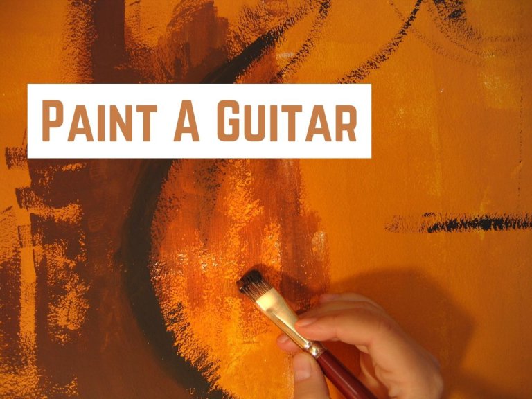How To Paint A Guitar Step By Step
